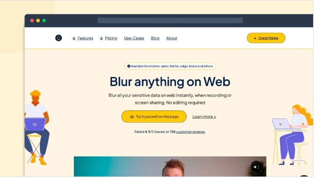 Blurweb App Review- Hide information by Blurweb App