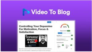 Video To Blog Review - Turn Video into Written content