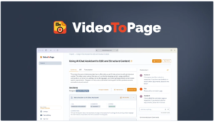 Video to Page Review – Lifetime Deal in Just[$69]